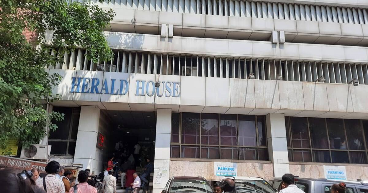 Delhi: ED seals Young Indian office in Herald House building